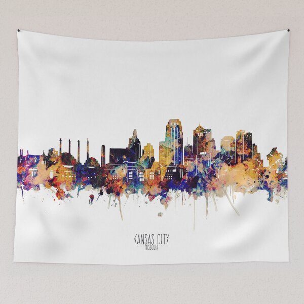 Item preview, kansas city skyline designed and sold by BekimART2.