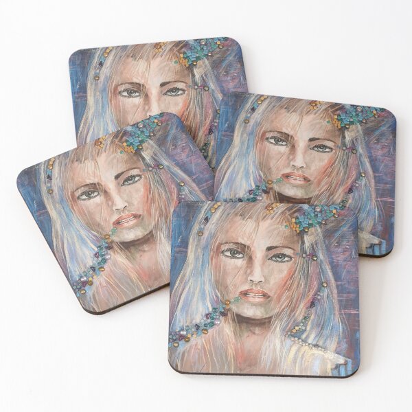 Item preview, Woman with Mosaic Stones designed and sold by IslandArt.