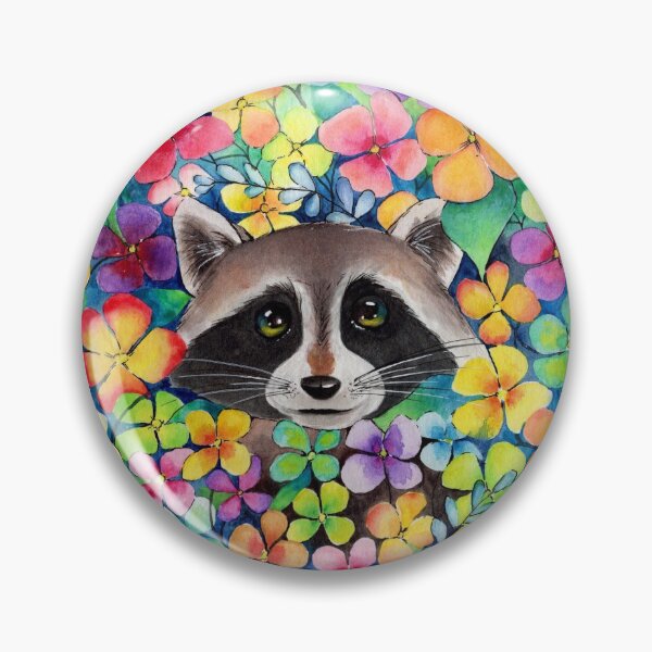 Item preview, Flower Racoon designed and sold by Daniela Mejia.