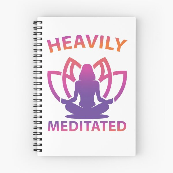 Item preview, Heavily Meditated Yoga Shirt, Yoga Tank Top, Meditation Shirt, Namaste T Shirts, Funny Yoga Shirt, Yoga lover gifts, Yoga birthday Present designed and sold by danyc88.