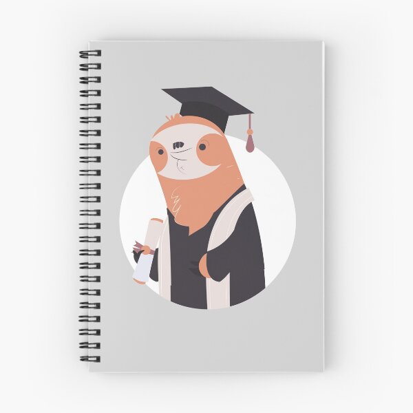 Item preview, Graduation sloth Funny Cool Cute Graduate Seniors designed and sold by funnylifeusa.