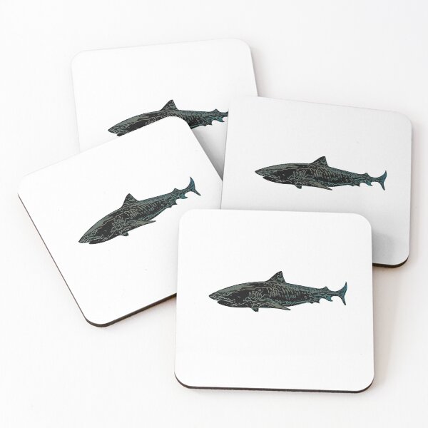 Item preview, Tiger Shark Black Alternate Print  designed and sold by designsasstultd.