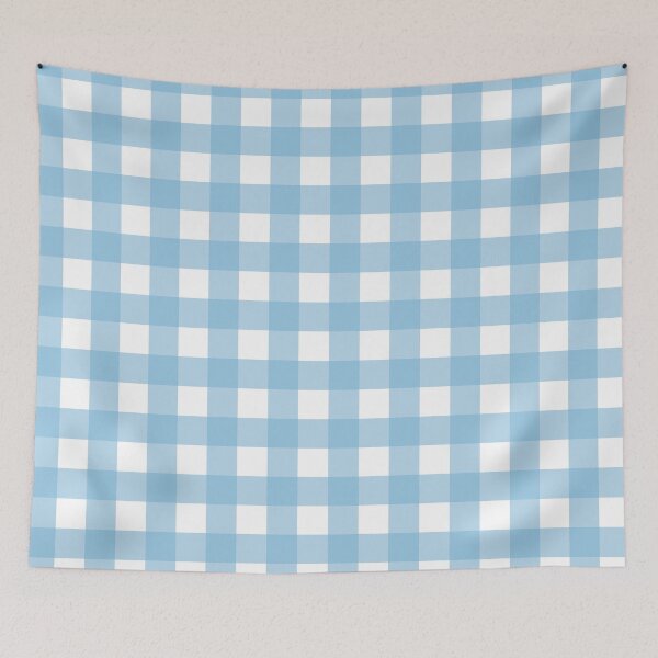Item preview, Blue & White Gingham Pattern designed and sold by DirtyAngelFace Shop.