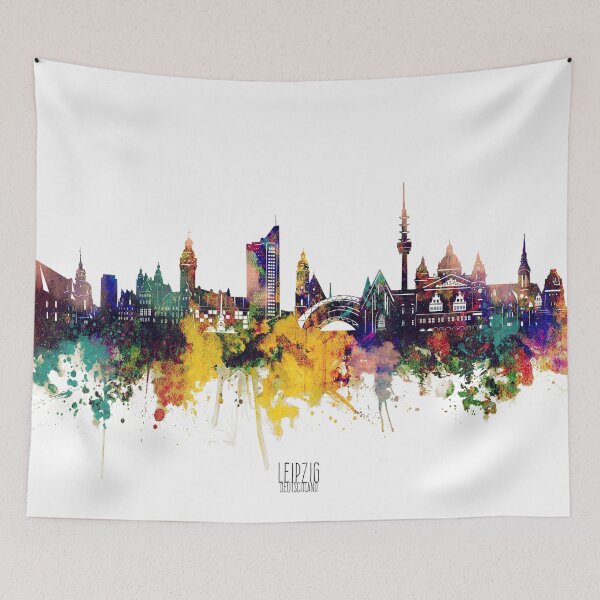 Item preview, leipzig skyline designed and sold by BekimART2.