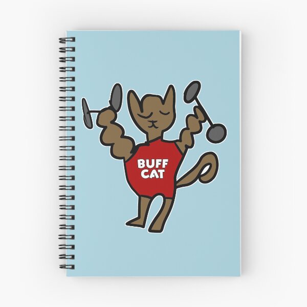 Item preview, BUFF CAT - Blue designed and sold by akaiawa.