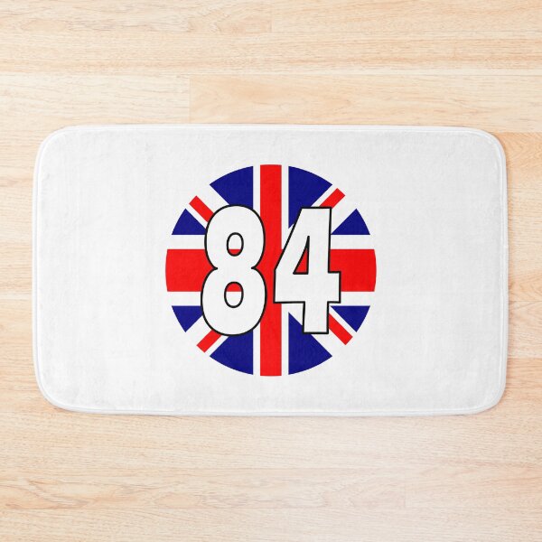 Item preview, UK flag with number 84 - eighty four designed and sold by AllShirts21.
