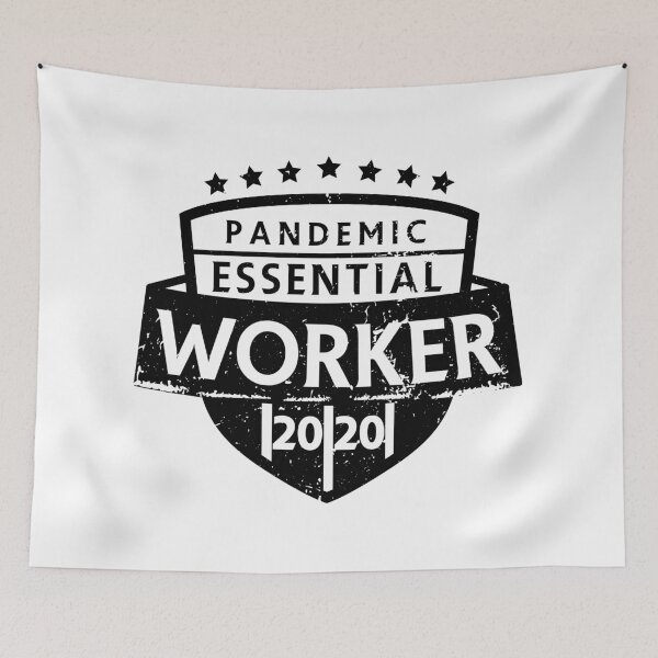 Item preview, Essential Worker 2020 Badge designed and sold by MaiZephyr.