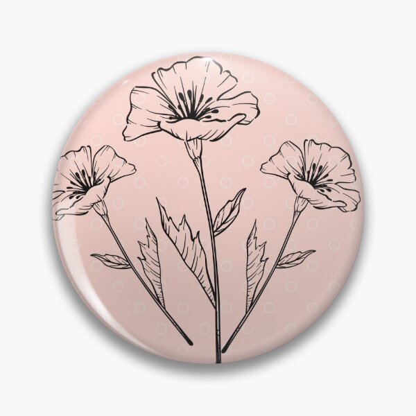 Item preview, flower on salmon background designed and sold by JaMatt1983.