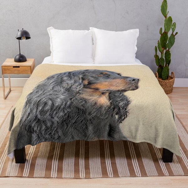 Item preview, Gordon Setter Painting - Cute Original Dog Art designed and sold by alpendesigns.