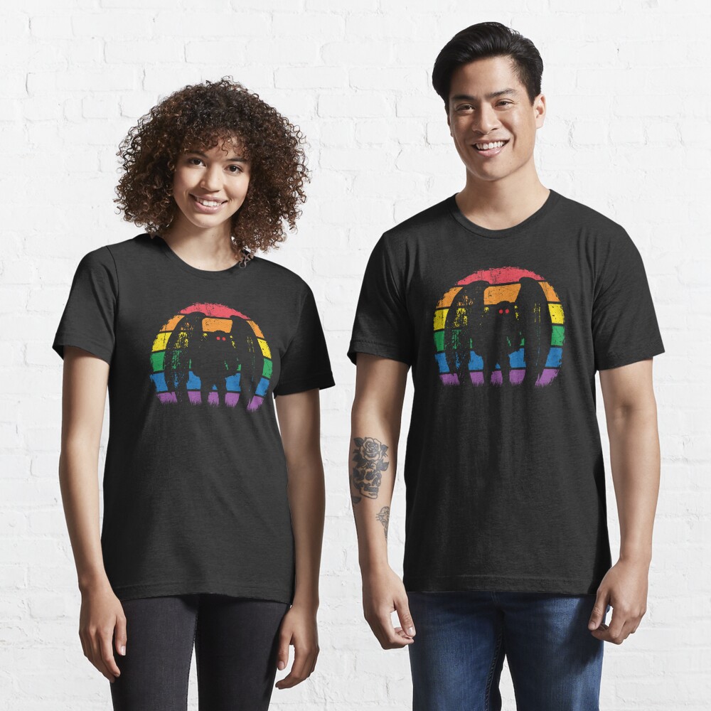 Discover Mothman - Retro Vintage Rainbow Cryptid T-Shirt