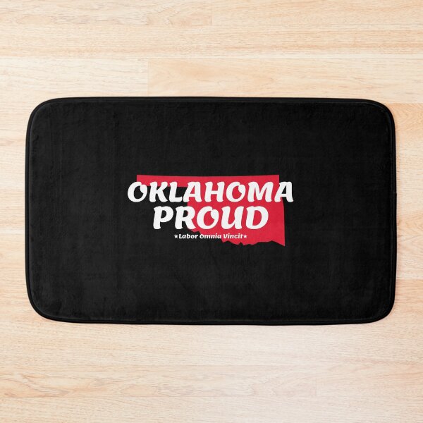 Item preview, Oklahoma Proud State Motto Labor Omnia Vincit print designed and sold by jakehughes2015.