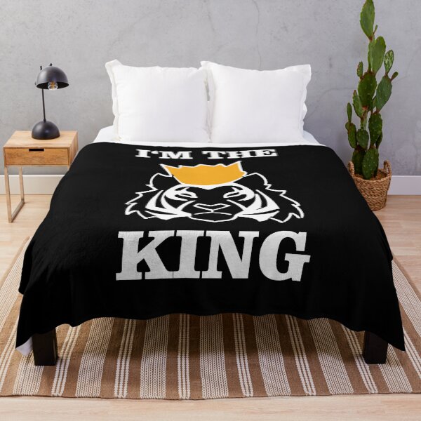 Item preview, I'm the King gift big cat, tiger with crown designed and sold by desislogn.