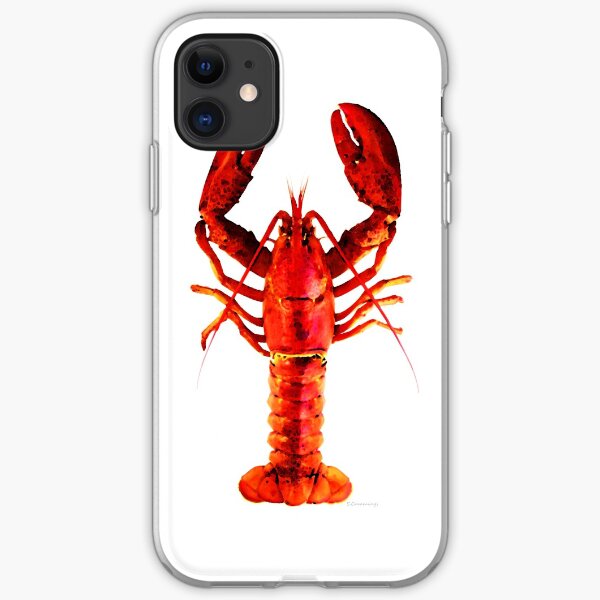 Red Lobster - Full Body Seafood Art iPhone Soft Case