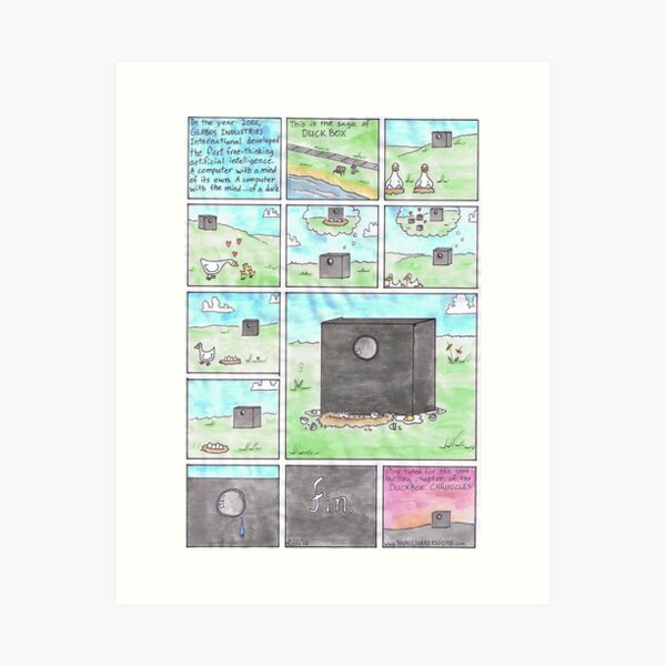 The Duckbox Saga: Tear Duckts Art Print