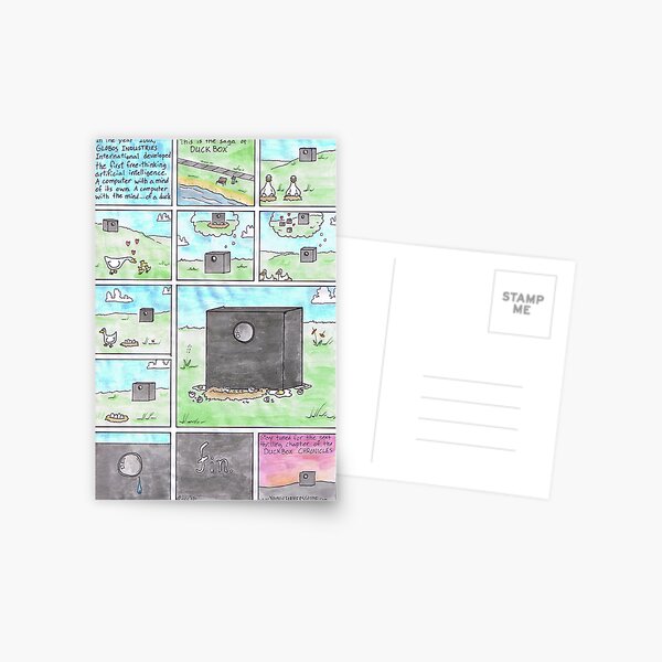 The Duckbox Saga: Tear Duckts Postcard