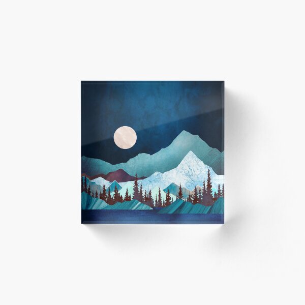Moon Bay Acrylic Block
