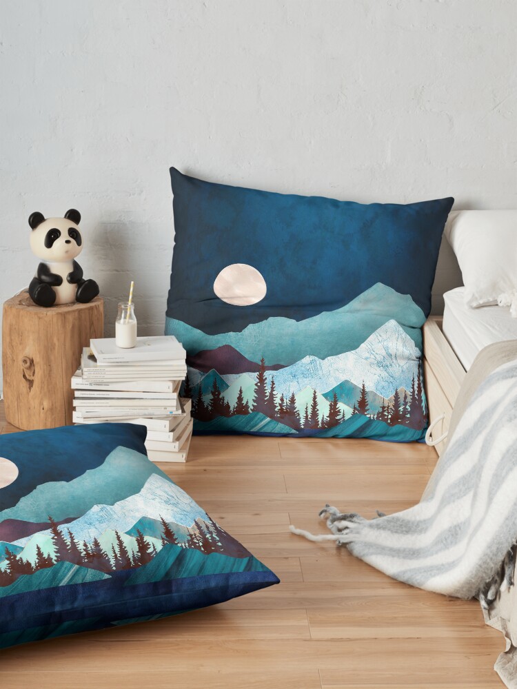 Alternate view of Moon Bay Floor Pillow