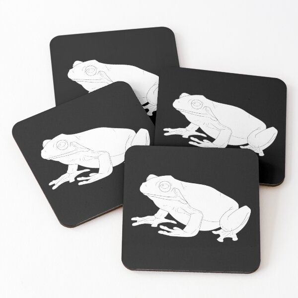 Item preview, colorless realistic frog designed and sold by bunnyEmanArt.