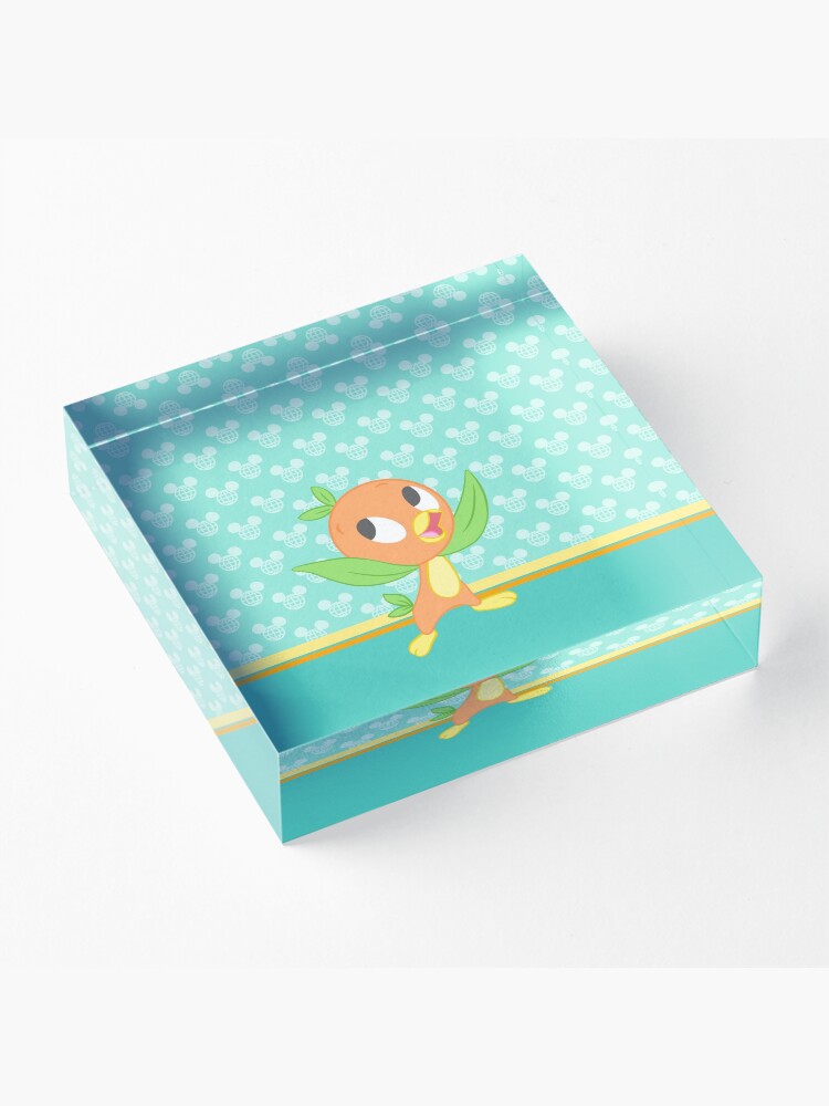 Alternate view of WDW Orange Bird Acrylic Block