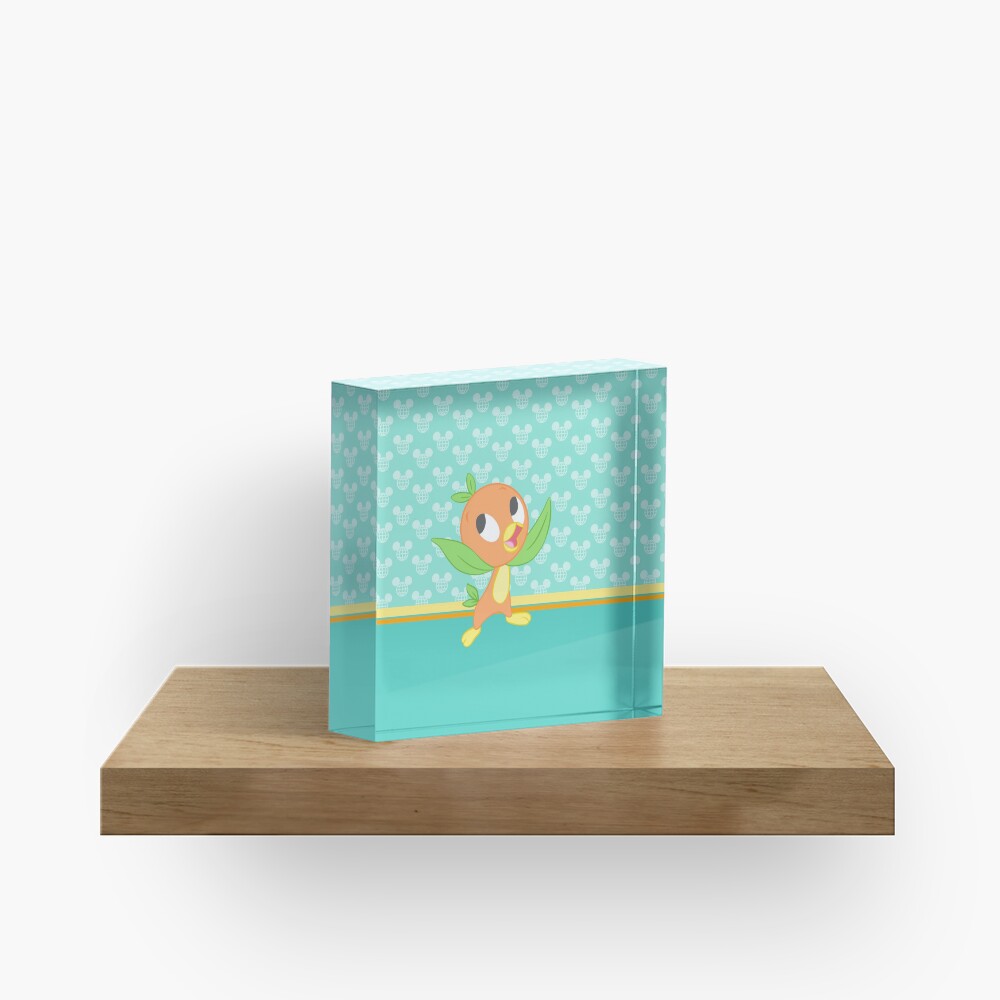 WDW Orange Bird Acrylic Block