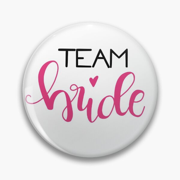 Item preview, Team bride - pink / black designed and sold by MrsDeeDesigns.