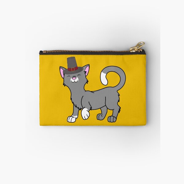 Artikelvorschau, Thanksgiving Grey Cat mit Pilgrim Hut entworfen und verkauft von Grifynne.