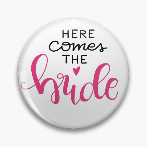 Item preview, Here comes the bride - pink / black designed and sold by MrsDeeDesigns.