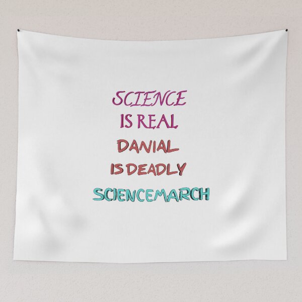 Item preview, Science is Real! Denial is Deadly! SCIENCE MARCH : T-shirt cute family gift idea for mom, dad & siblings designed and sold by MODERN DESIGNS.