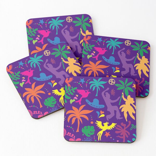 Item preview, Carnival Samba Dancers Tropical Hello Summer Pop Art Pattern Collection designed and sold by sofiartmedia.