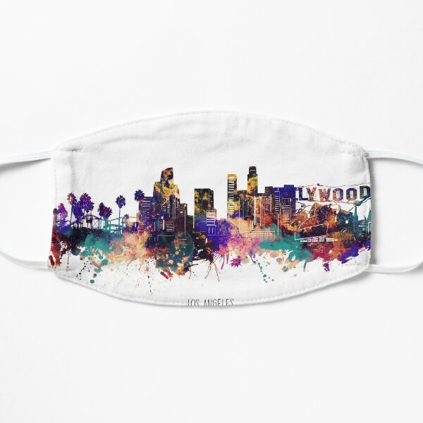 los angeles skyline Mask
