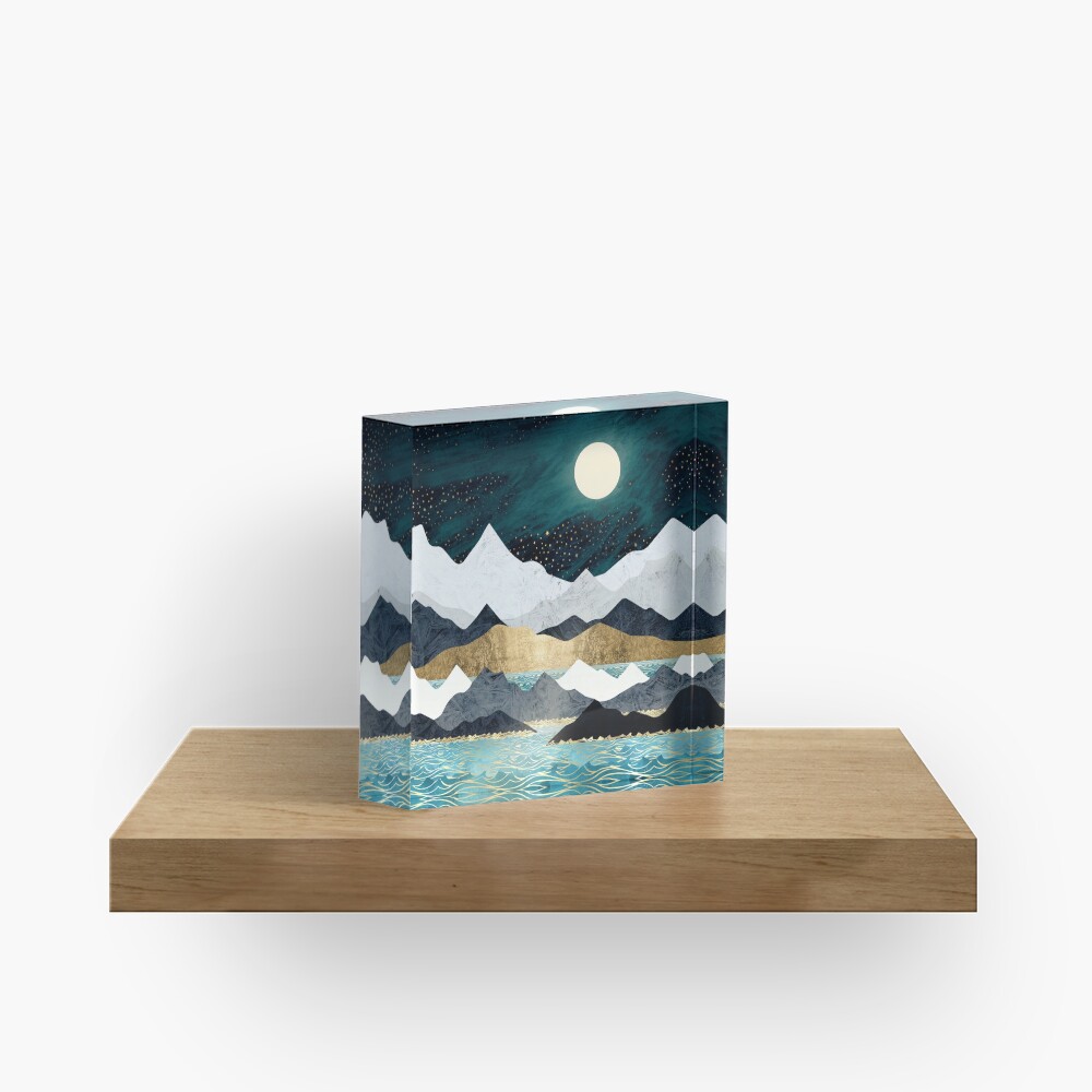 Ocean Stars Acrylic Block