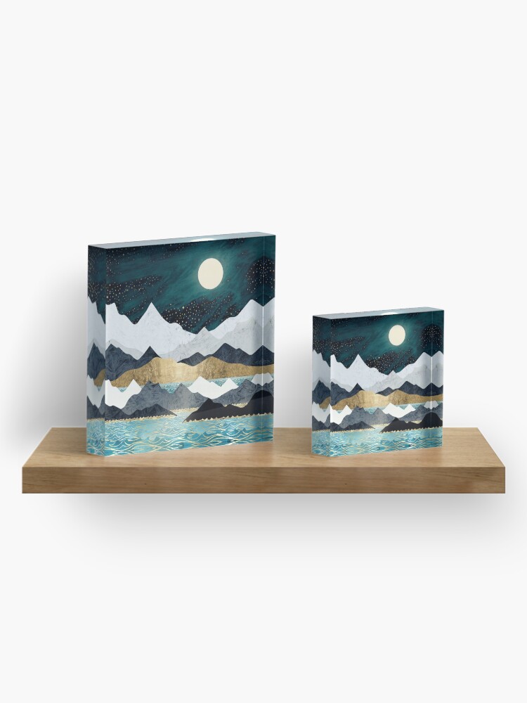 Alternate view of Ocean Stars Acrylic Block