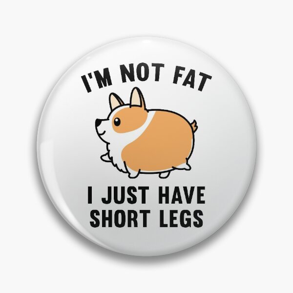 Artikelvorschau, Ich bin nicht dick entworfen und verkauft von LuckyFoxDesigns.