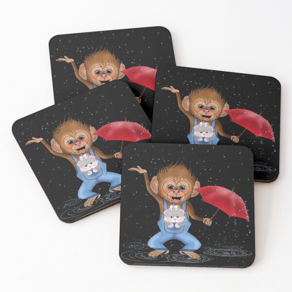 Item preview, Rainy Monkey Melody designed and sold by Nattea.