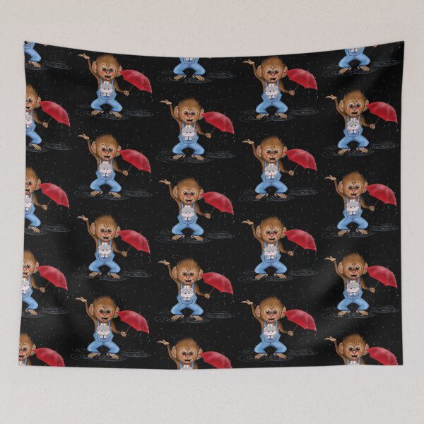 Item preview, Rainy Monkey Melody designed and sold by Nattea.