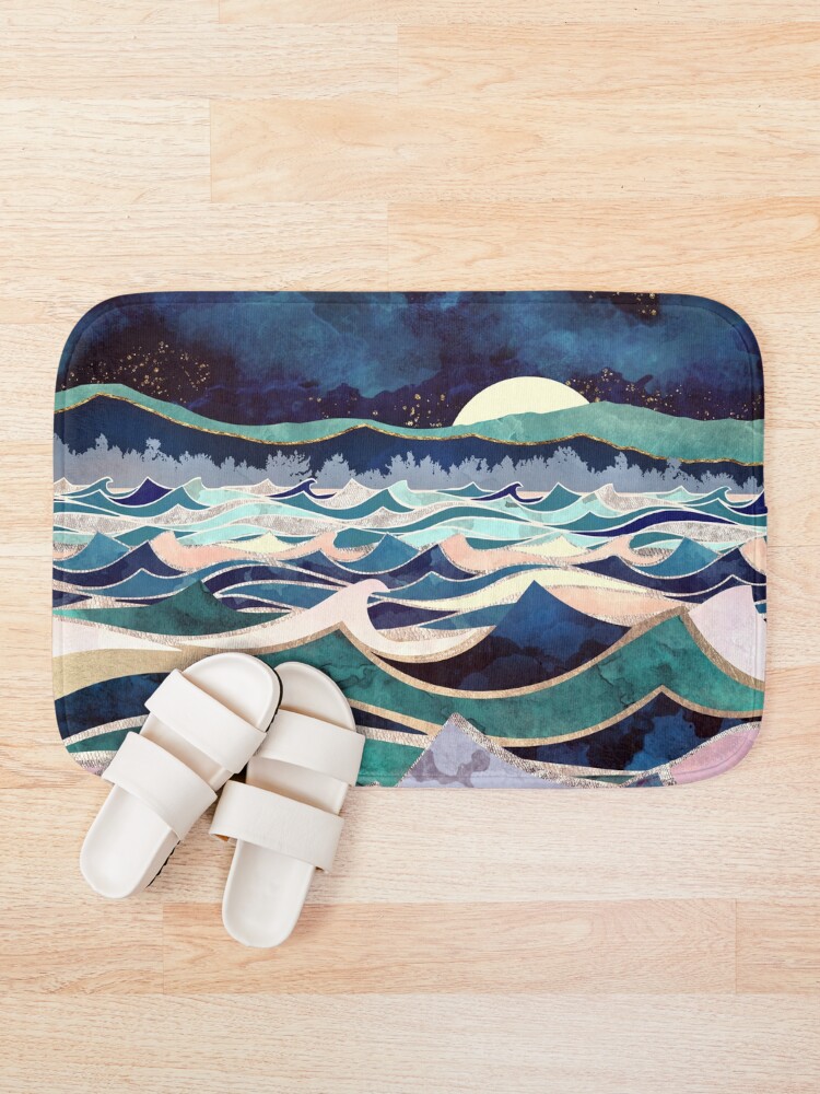 Alternate view of Moonlit Ocean Bath Mat