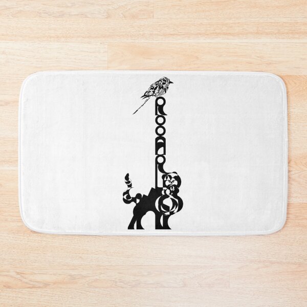 Item preview, Companions in Roar - Logoart with the word “Rooar” placed vertically on a feline's back and a bird on top. designed and sold by BDLVandFriends.