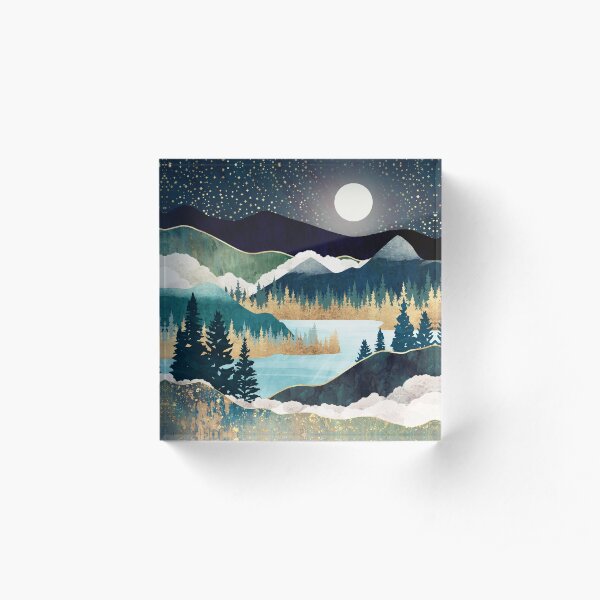 Star Lake Acrylic Block