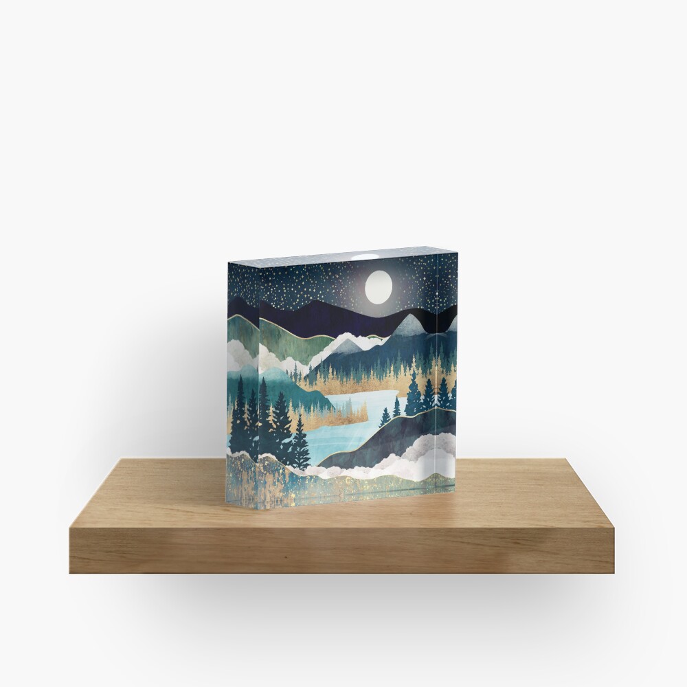 Star Lake Acrylic Block