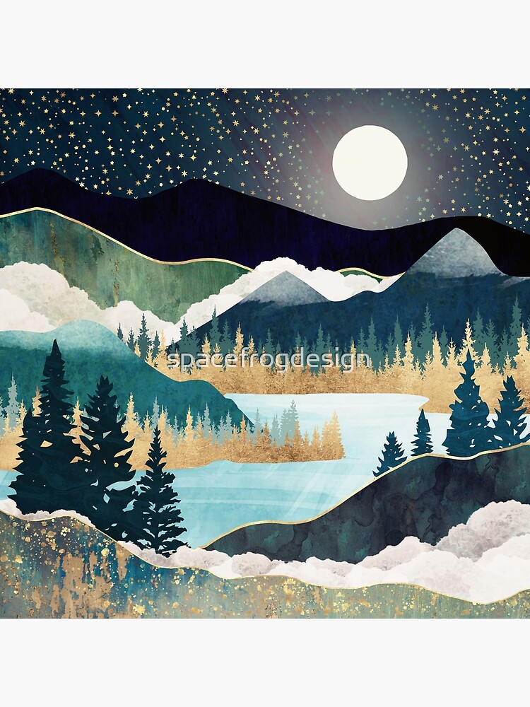 Thumbnail 4 von 4, Kissen, Sternensee designt und verkauft von spacefrogdesign.