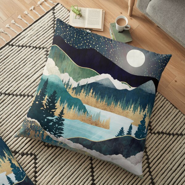 Star Lake Floor Pillow