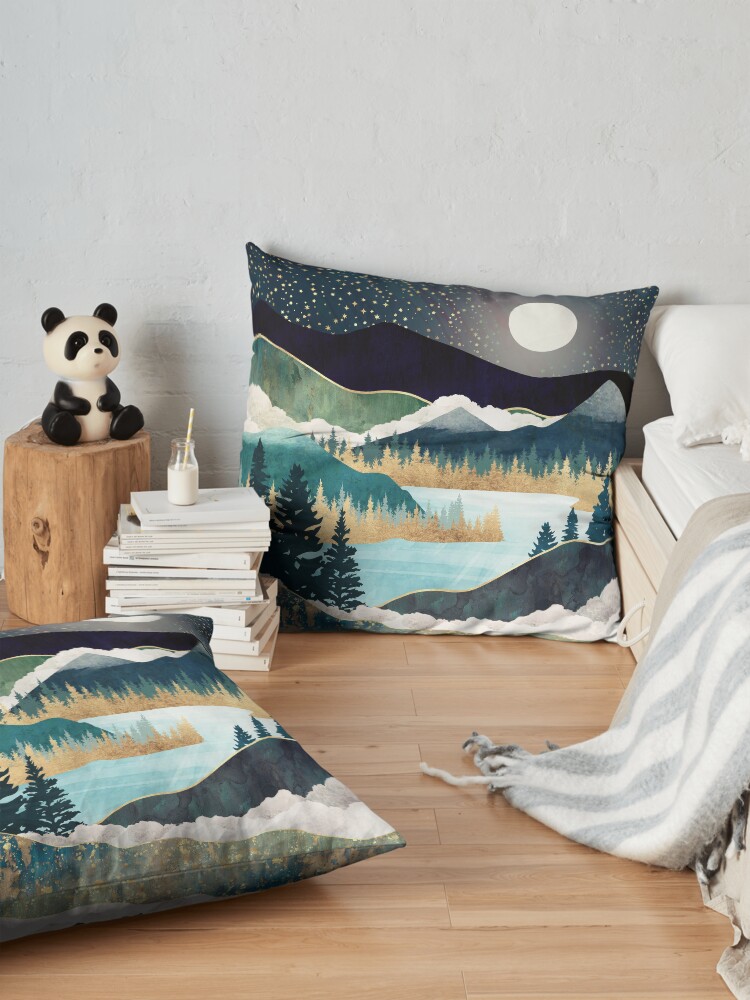 Alternate view of Star Lake Floor Pillow