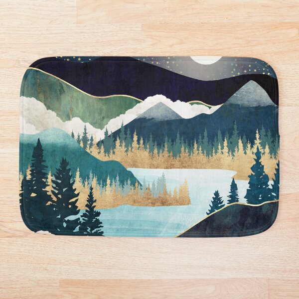 Star Lake Bath Mat
