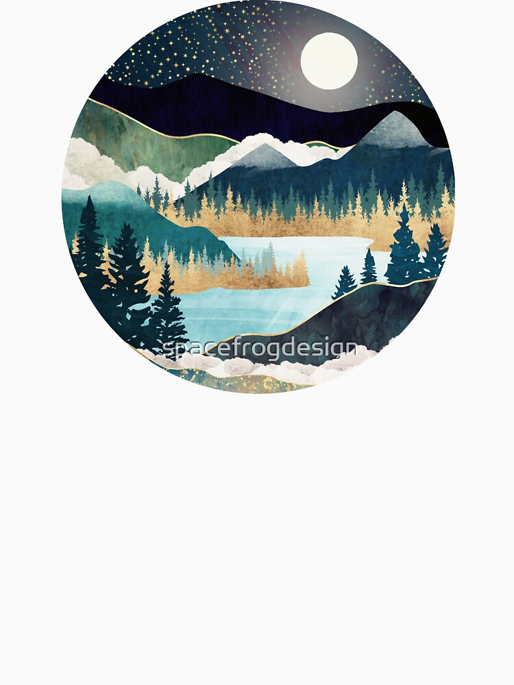 Thumbnail 5 of 5, Pullover Hoodie, Star Lake designed and sold by spacefrogdesign.