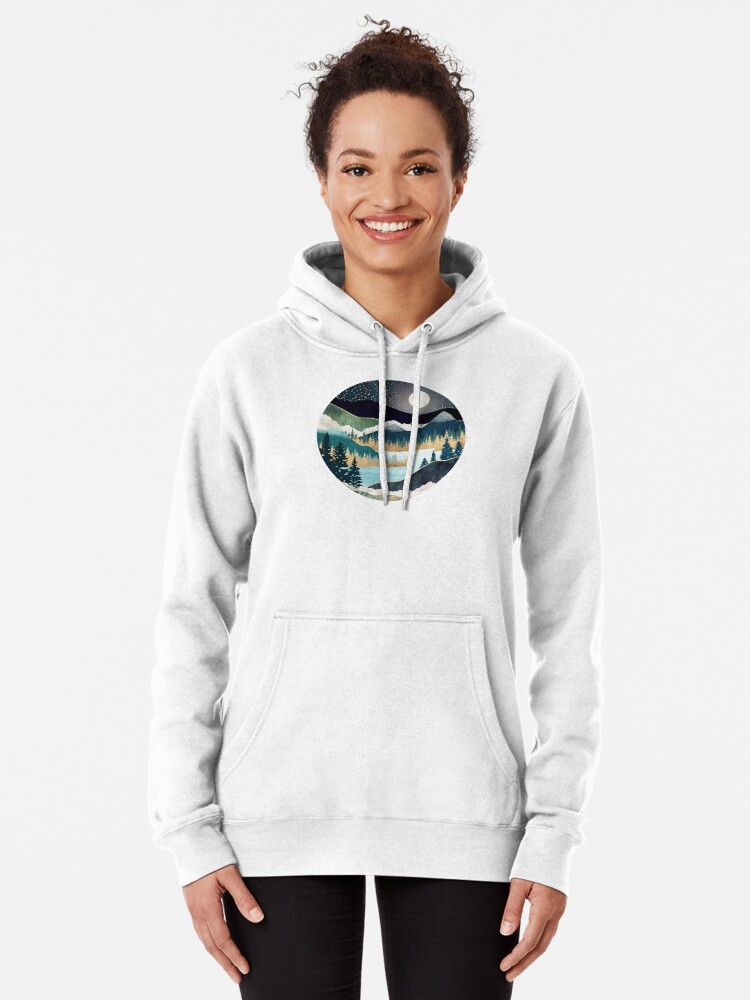 Thumbnail 2 of 5, Pullover Hoodie, Star Lake designed and sold by spacefrogdesign.