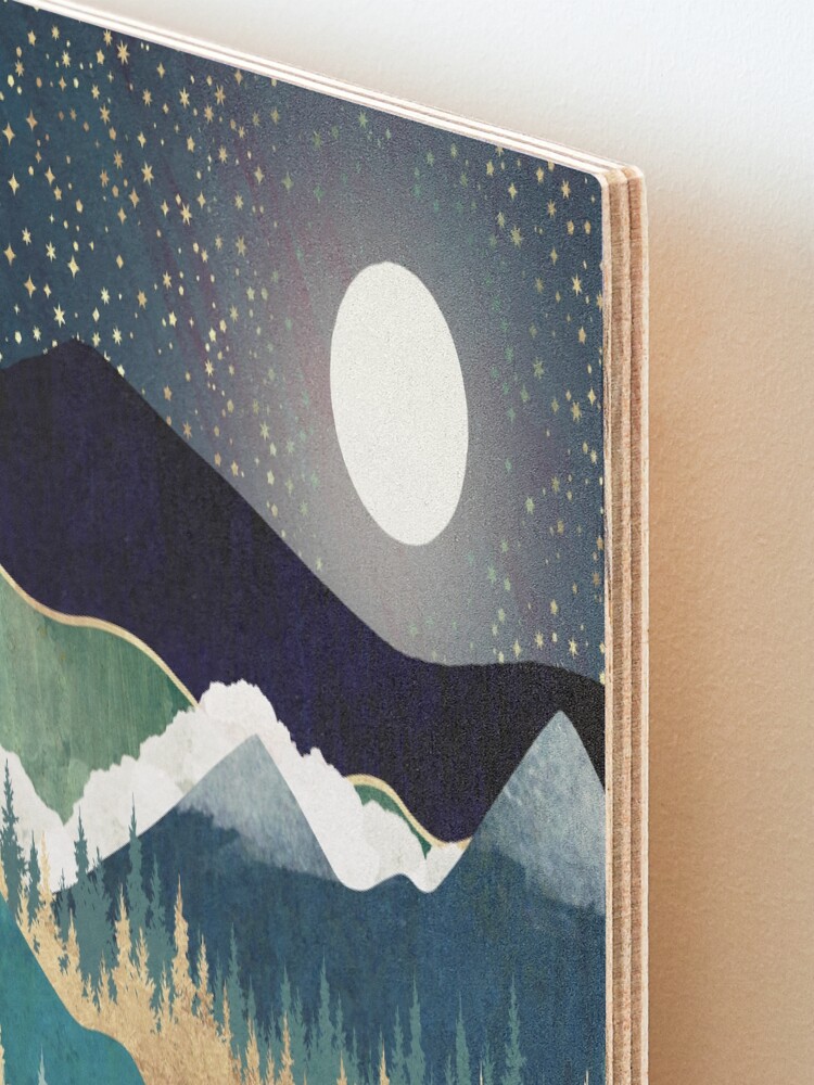 Alternate view of Star Lake Mounted Print