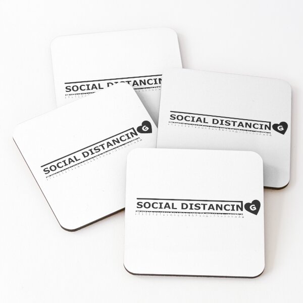 Item preview, Social Distancing #RedBubble designed and sold by JaysonBangit.