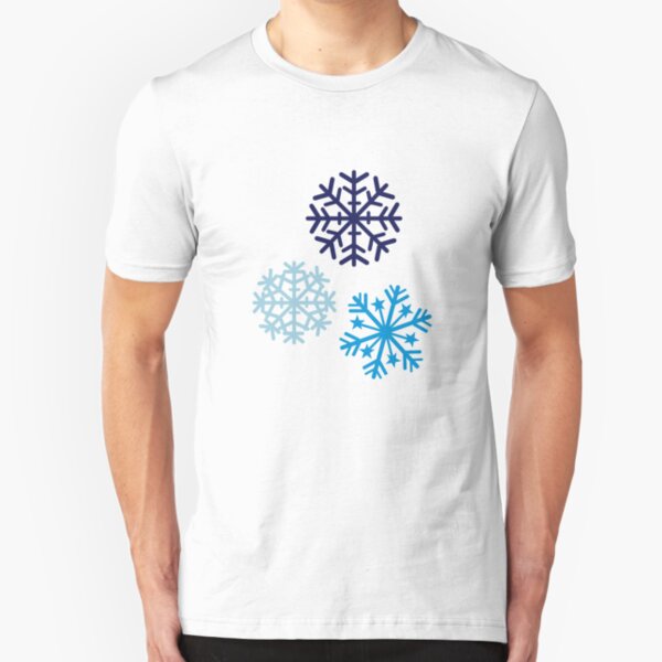 Snowflakes Slim Fit T-Shirt