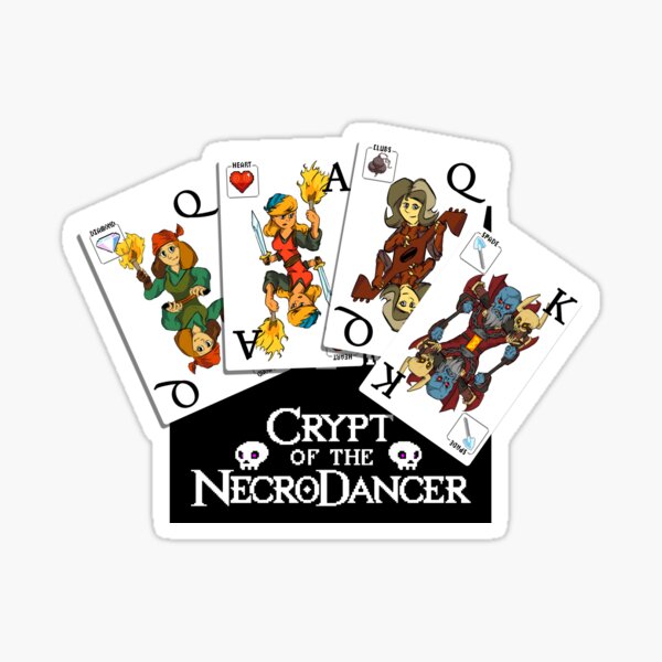 Item preview, Cards of the Necrodancer designed and sold by Fundz64.