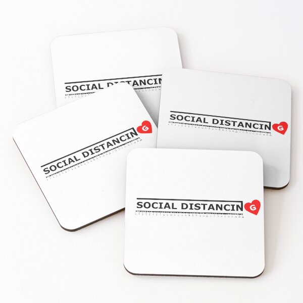 Item preview, Social Distancing #RedBubble designed and sold by JaysonBangit.